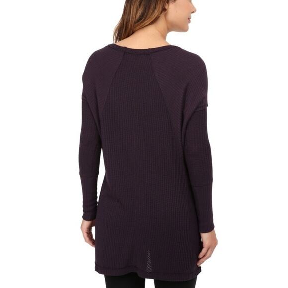 Free People Ventura High Low Thermal Tunic Top Size Small - Picture 2 of 9